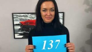 Czech Sex Casting Exquisite brunette darling shagged