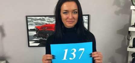 Czech Sex Casting Exquisite brunette darling shagged