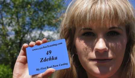 Czech Sex Casting Zdenka’s first porn