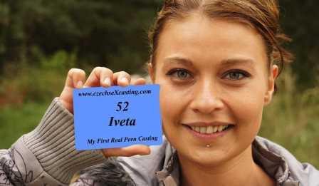 Czech Sex Casting Iveta’s first porn casting