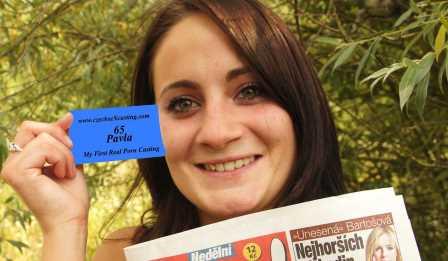 Czech Sex Casting Pavla at her first porn casting