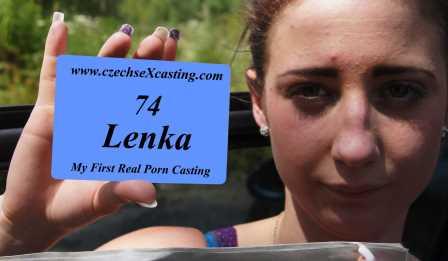 Czech Sex Casting Lenka at her first porn casting