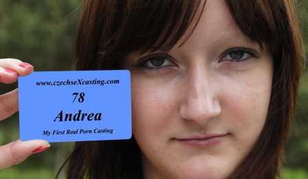 Czech Sex Casting Andrea thought fucking on camera would be a good career for her