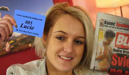 Czech Sex Casting Lucie’s very first casting