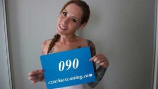 Czech Sex Casting Czech tattooed girl Foxy Sanie