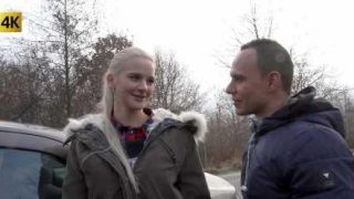 Czech Hitchikers A lot of cum for blonde hitchhiker