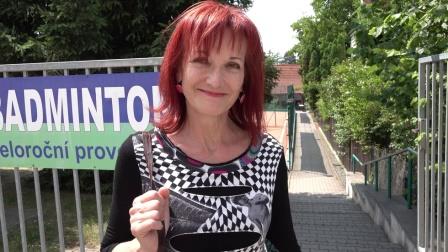 Czech Streets 111 Mrs Irena loves money and cocks