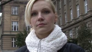 Czech Streets 23 Impregnated university student