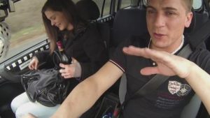 Czech Taxi 2 Student squirts five times
