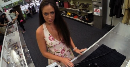 XXX Pawn Whips Handcuffs and a face full of cum