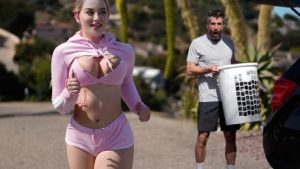 Titty Attack Going For A Jog