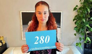 Czech Sex Casting E280 Amazing ginger wants to be a porn actress