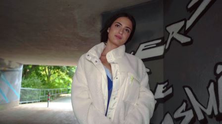 Public Agent Eager Spanish teen loves blowjobs