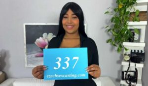 Czech Sex Casting E337 Busty latina with huge boobs has perfect curves