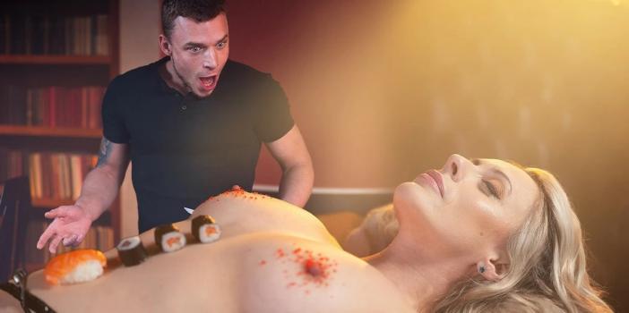 Shame 4K Nyotaimori Means Fuck Me Harder For Sushi Odalisque