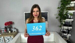 Czech Sex Casting E362 Busty babe loves pussy licking