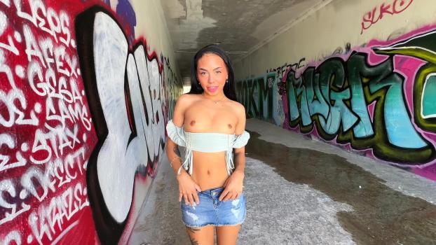 Bang Real Teens Bianca Bangs Fucks Under An Overpass