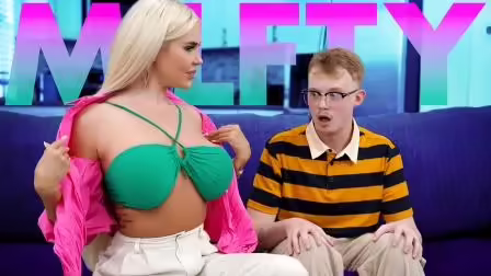 Milfty Bombshell Lets Her Nerdy Neighbor Fuck Her Brains Out