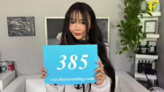 Czech Sex Casting E385 Cute lollipop from Singapore wants hard cock
